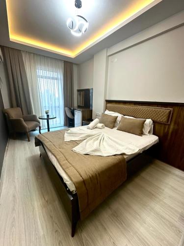 Katil atau katil-katil dalam bilik di Grand Diamond Hotel