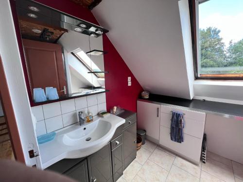 Kuchyň nebo kuchyňský kout v ubytování Gîte des 3 vallées