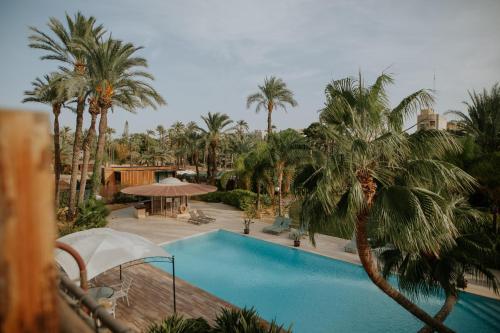 Hotel Boutique Hort de Nalの敷地内または近くにあるプール