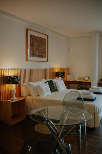 Hotel Boutique Hort de Nalにあるベッド