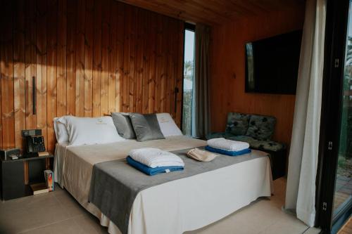 Hotel Boutique Hort de Nalにあるベッド
