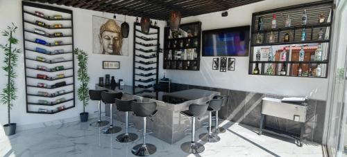 Khu vực ghế ngồi tại Finca G