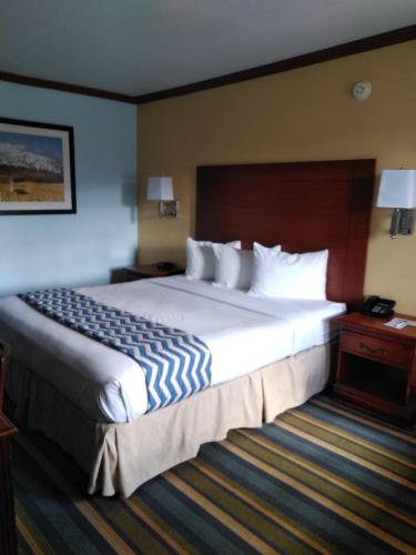 Katil atau katil-katil dalam bilik di Travelodge by Wyndham Bishop