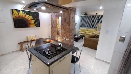 Кухня или мини-кухня в Amplio y Hermoso Apartamento
