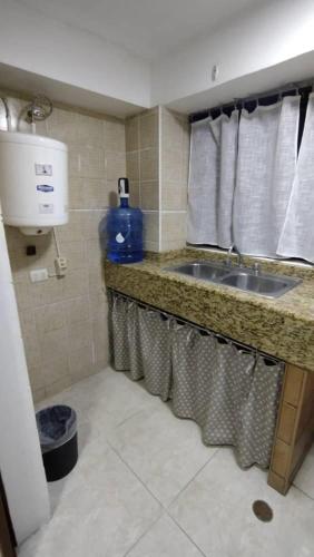 Ванная комната в Amplio y Hermoso Apartamento