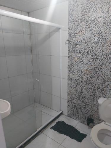 Koupelna v ubytování Pandora