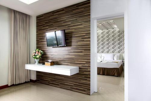 Phòng tắm tại Hatyai Rama Hotel