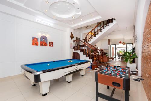 Biliár nebo kulečník v ubytování Sunday Villa 14 - Đi Bộ Ra Biển Bãi Sau 200 Met