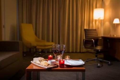 Χώρος καθιστικού στο Novotel Canberra