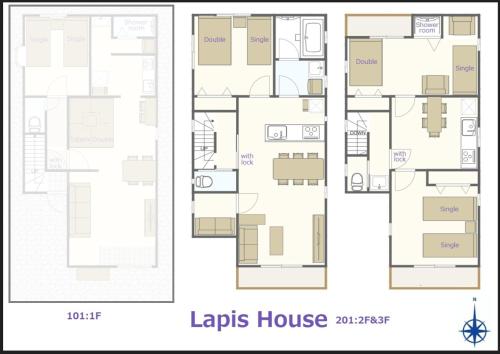 Lapis House 201 - 2F & 3F