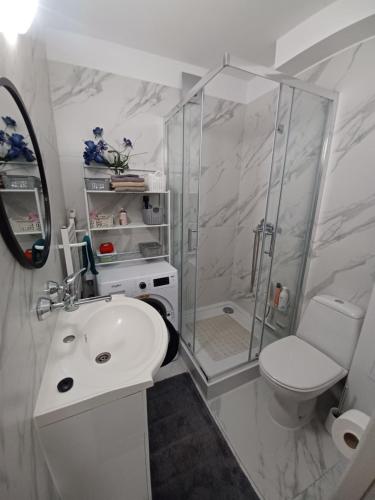 Kúpeľňa v ubytovaní Apartament LORD