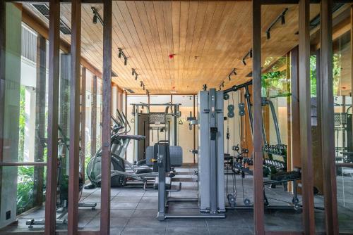 Fitness centrum a/nebo fitness zařízení v ubytování The Kemilau Ubud