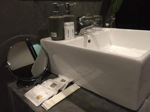 Koupelna v ubytování boomresort