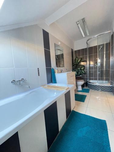 Kúpeľňa v ubytovaní Alpesi Apartman Downtown