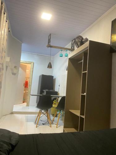 TV a/nebo společenská místnost v ubytování Loft shopping Catuai e lago