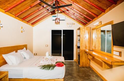 Postel nebo postele na pokoji v ubytování Relax Lodge