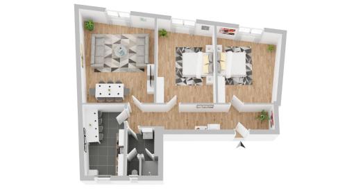 Plano de Stephansdom Residence Apartment