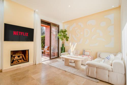 Χώρος καθιστικού στο Villa Waky Confort & Relax