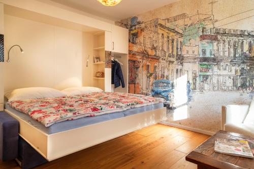 Postel nebo postele na pokoji v ubytování Ferienwohnung in der Thermenregion