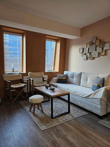 Χώρος καθιστικού στο Apartman Sky light