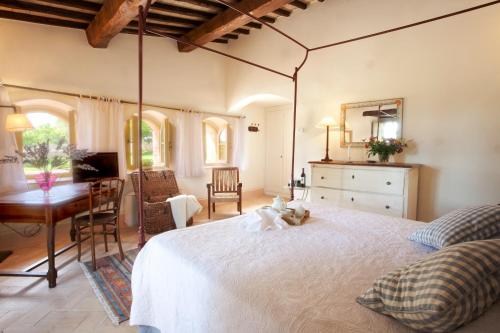 Cama o camas de una habitación en Borgo Della Marmotta