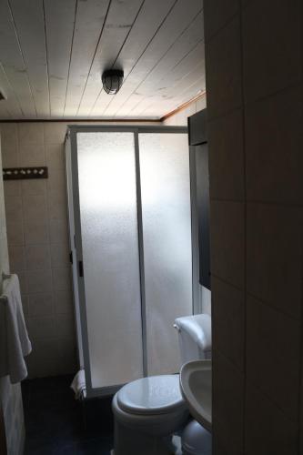 Koupelna v ubytování Delfín Apart