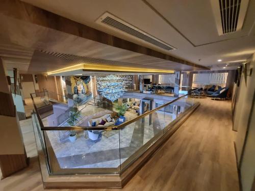 a view of a living room in a building at Nile Cruise 3 & 4 & 7 Nights in Luxor
