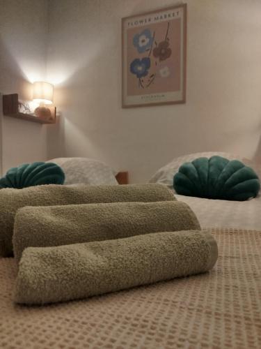 Katil atau katil-katil dalam bilik di Apartman Aqua