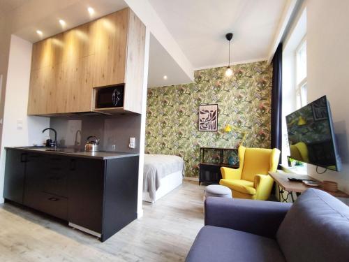 Kuchyňa alebo kuchynka v ubytovaní Boho Apartments