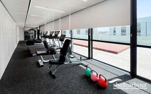 Fitness centrum a/nebo fitness zařízení v ubytování Nautilus View - Luxury Marina Getaway