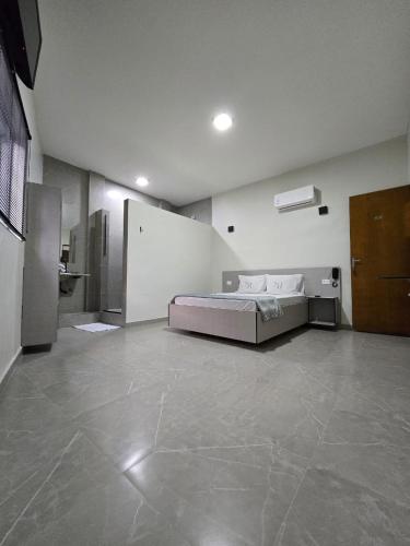 a bedroom with a bed in a room at Singular hotel in Sao Paulo