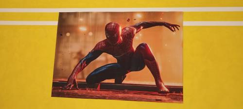 a painting of a spider man on a wall at G&G Giusy e Gabry in Santhià