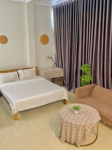 Postel nebo postele na pokoji v ubytování Memory Homestay Hue