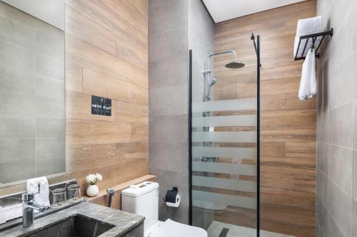 Koupelna v ubytování Elaf Qinwan Hotel