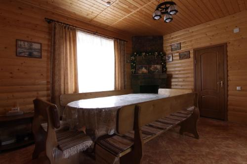 Posezení v ubytování Proskurov Holiday Home