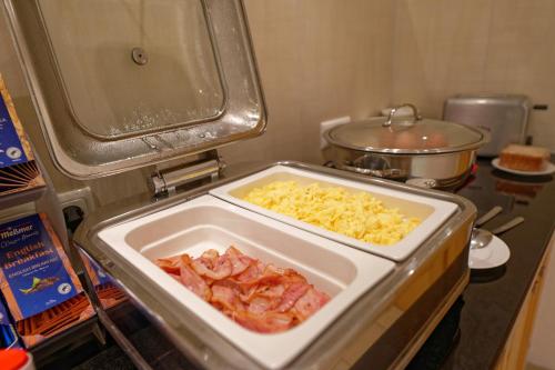 ファームステイの敷地内または近くでの食事または食べ物