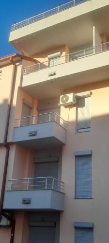 En balkon eller terrasse på Apartment LUX