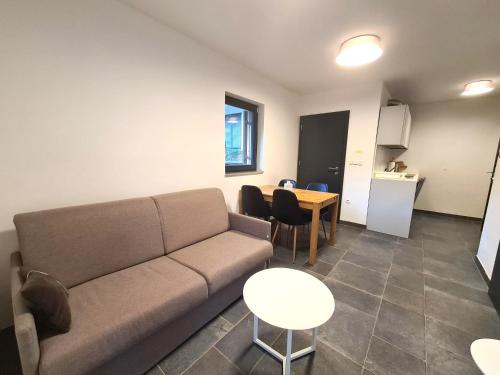 Χώρος καθιστικού στο Alpine Escape Golte Apartment