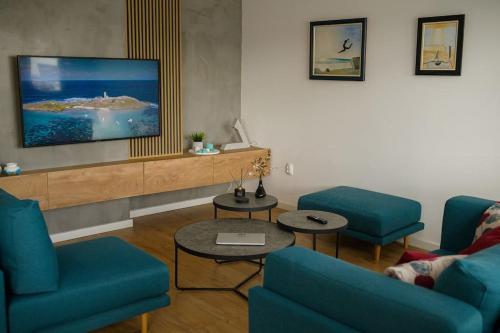טלויזיה ו/או מרכז בידור ב-4U Apartment