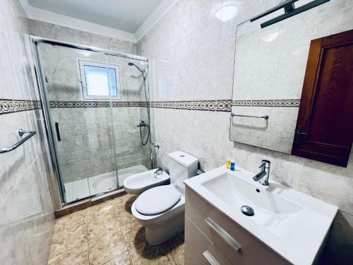 Et badeværelse på Arena y mar