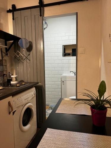 Η κουζίνα ή μικρή κουζίνα στο Kabin