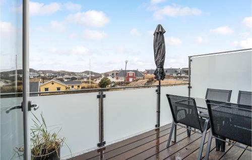 Balkoni atau teres di Amazing Apartment In Ringkøbing