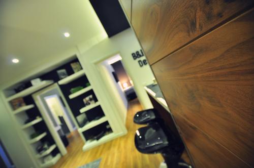 a close up of a room with a door and a room with at B&B Destinazione Roma in Rome
