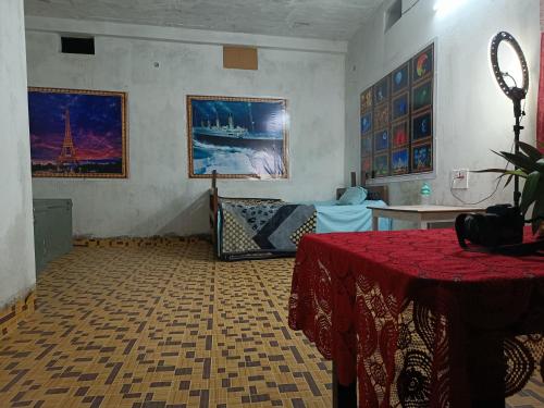 Χώρος καθιστικού στο Hotel Kalzug