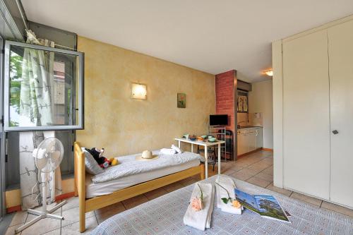 Televisyen dan/atau pusat hiburan di Chiasso Apartments