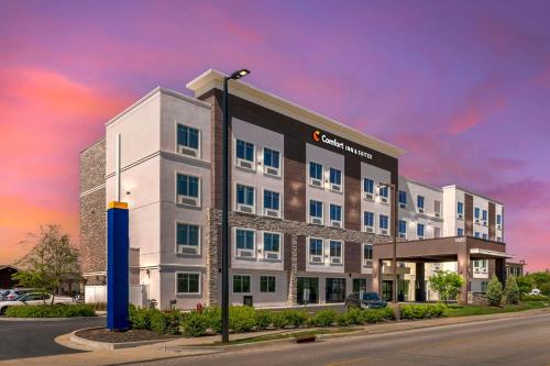 a rendering of a rendering of a building at Comfort Inn & Suites Clarksville - Louisville North in Clarksville