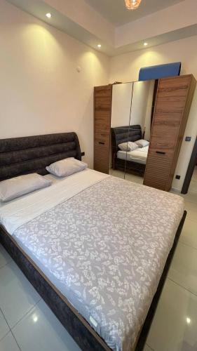 Postel nebo postele na pokoji v ubytování Duplex apartment in Alanya, Mahmutlar