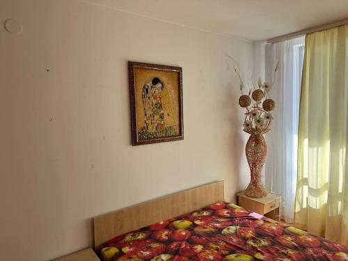 Postel nebo postele na pokoji v ubytování Cozy apartmen with Mountain view