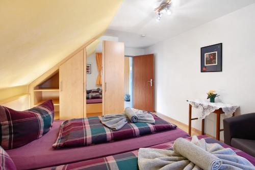 Postel nebo postele na pokoji v ubytování Haus Anita