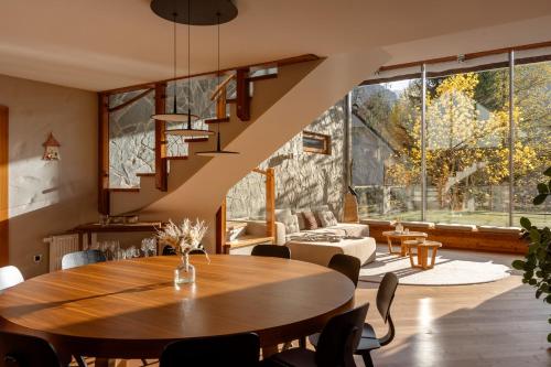 Χώρος καθιστικού στο Chalet Jasna